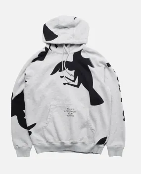 byParra Clipped Wings Hooded Sweatshirt (Heather Grey)