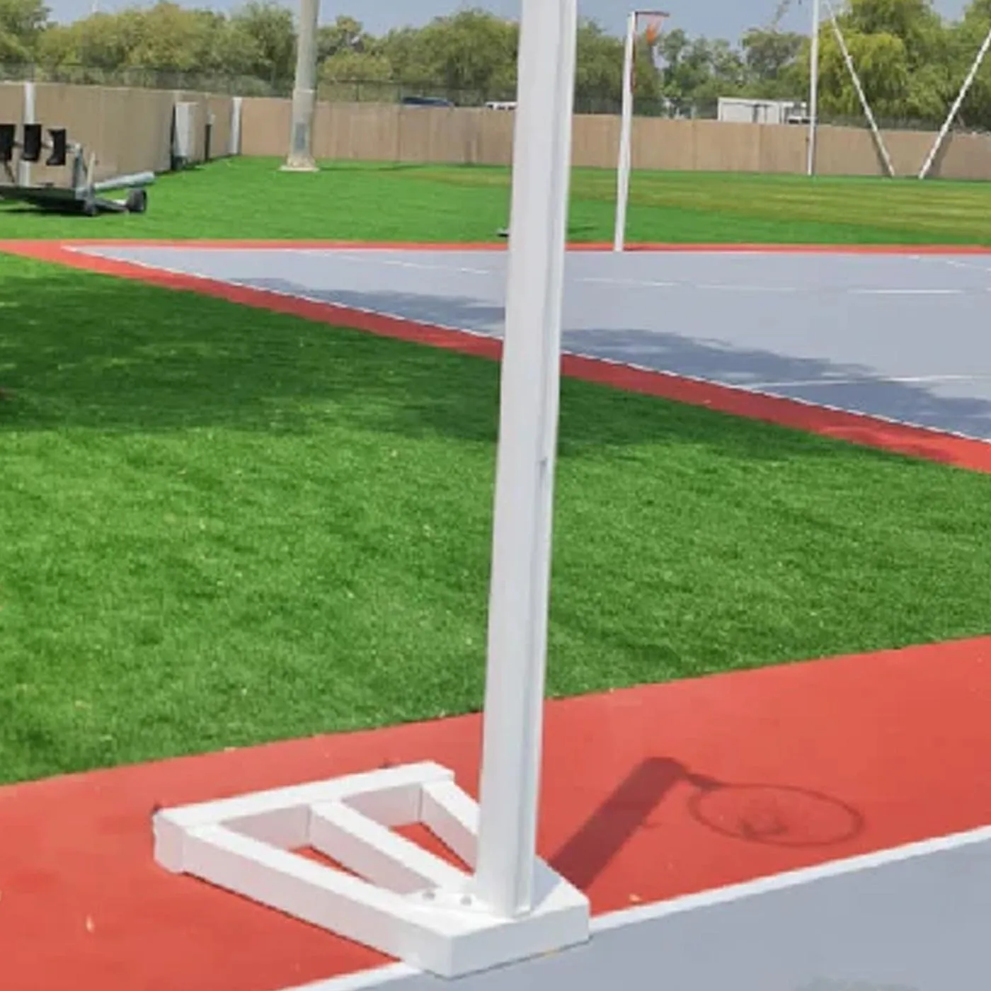 DS Movable Competition Netball Post with Adjustable Height