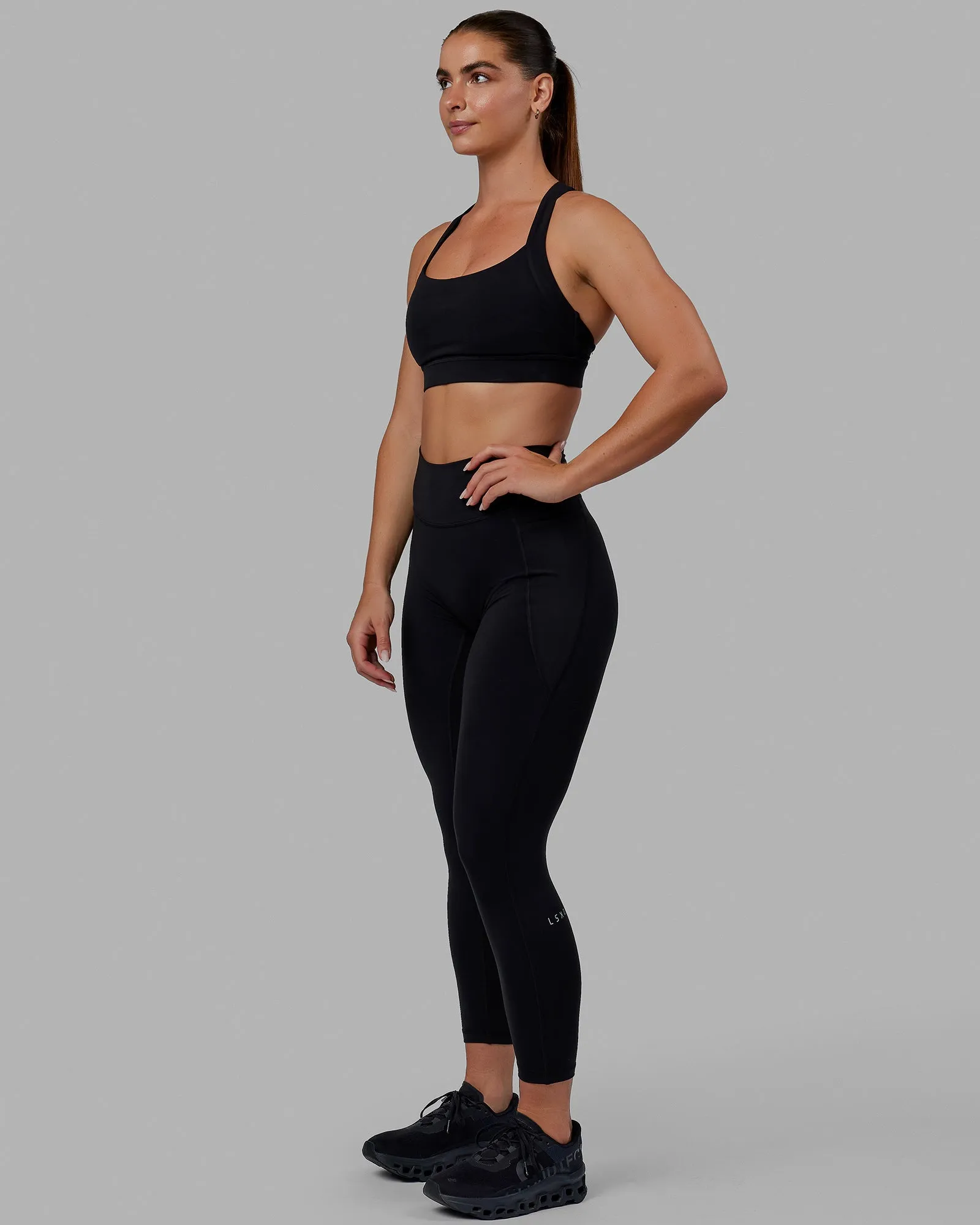 Fusion 7/8 Length Leggings - Black