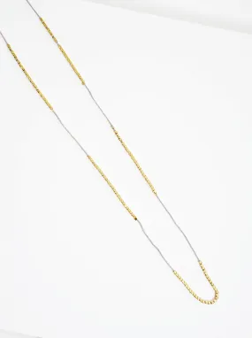 Gold Threaded Long Necklace