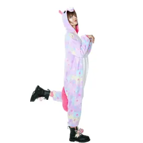 Rainbow Star Unicorn Adult Onesie