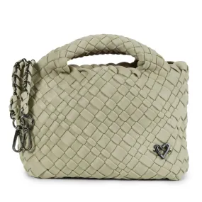 Tiny Mini Woven Tote - Khaki