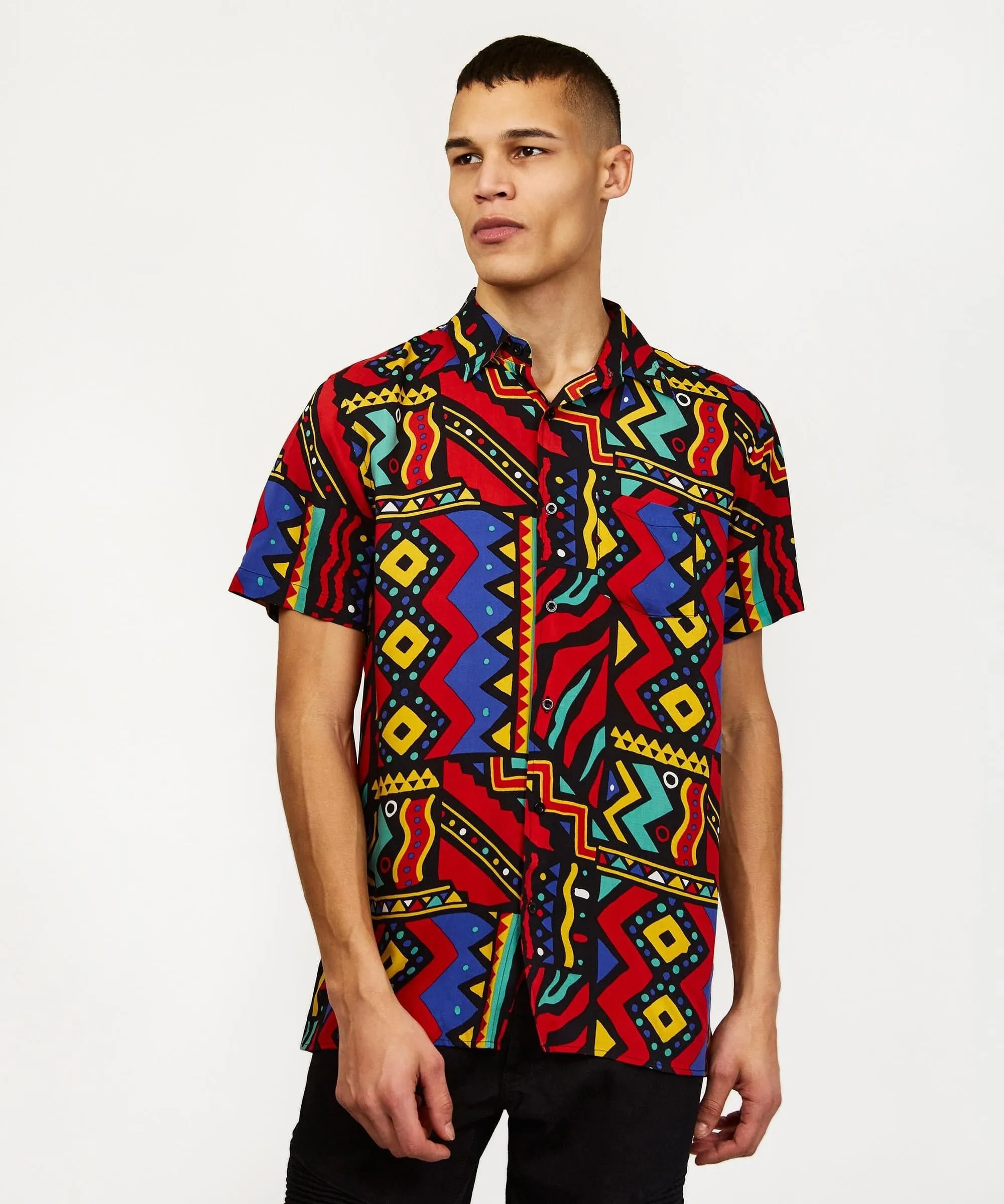 Unity Allover Print Short Sleeve Shirt